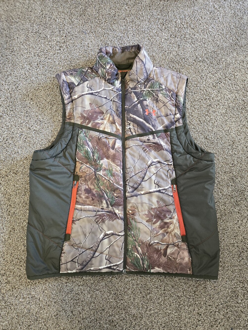 Under Armour Ridge Reaper Realtree AP Camo Vest Men's 2XL Full Zip Insulated